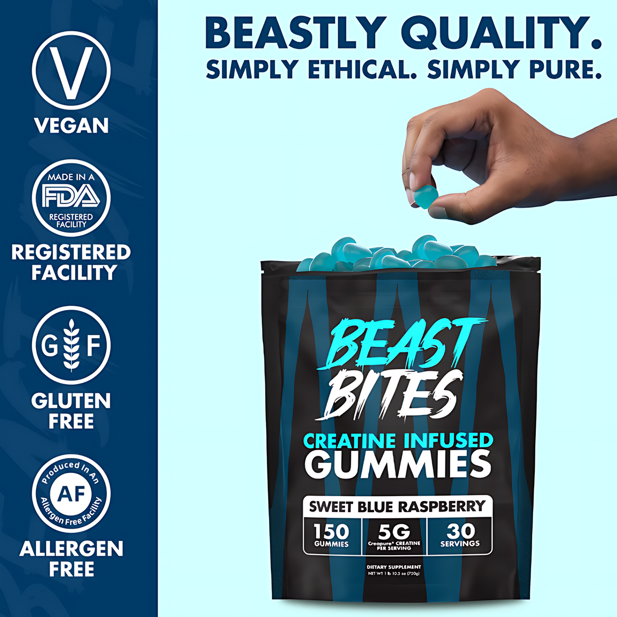 Creatina Gomitas Beast Bites