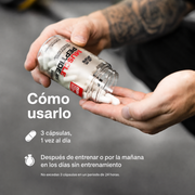 Modo de uso de Muscle Peptide 185: tres cápsulas una vez al día